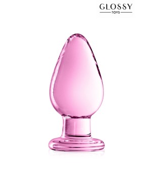 Plug anal verre Glossy Toys n° 25 Pink