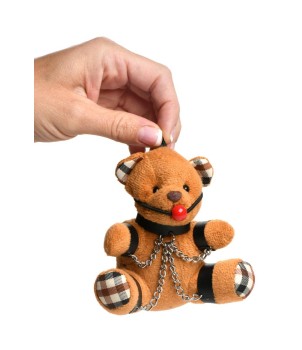 Porte-clés Teddy Bear bâillonné